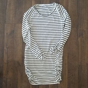 TUNIC length size large 3/4 sleeve top, cotton